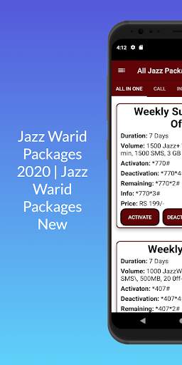 Jazz Warid Packages 2021 | Jazz Warid Packages New screenshot 7