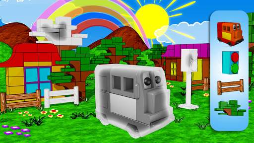 Happy Train Jigsaw Puzzle: Train games screenshot 1