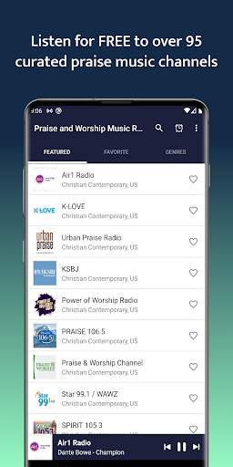 Praise and Worship Music Radio screenshot 1
