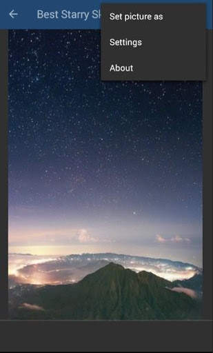 Starry Sky Wallpaper screenshot 4