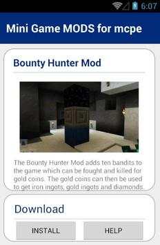 Mini Game MODS for mcpe स्क्रीनशॉट 5