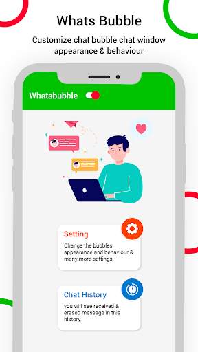Bubble Chat Messenger for Whatsapp screenshot 1