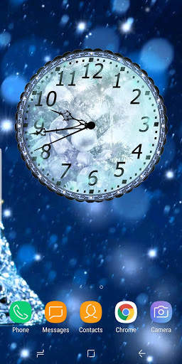 3 New Year Clockfaces For Battery Saving Clocks screenshot 2