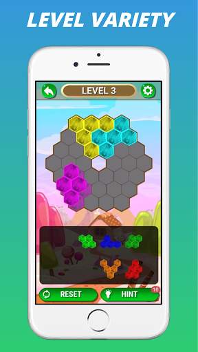Hex Block Pop! Candy Block Puzzle Games screenshot 3