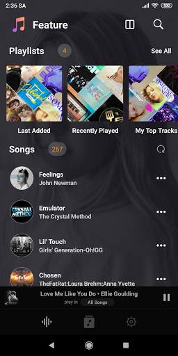 gaana lite_ Musicolet Music, player screenshot 3