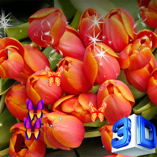 Tulip Live Wallpapers - Screen Lock, Sensor, Auto icon