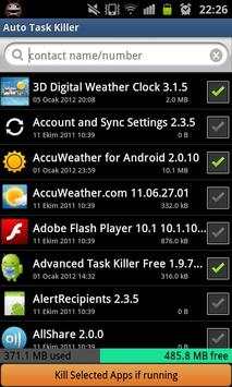 Auto Task Killer screenshot 1