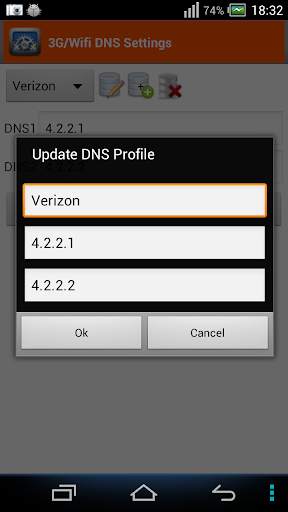3G/4G/Wifi DNS Settings screenshot 5