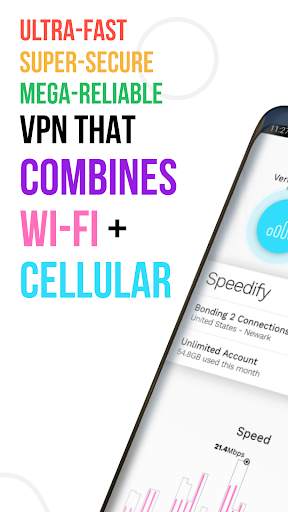 Speedify - Bonding VPN screenshot 1