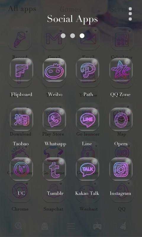 Lonelyy  Go Launcher Theme screenshot 3