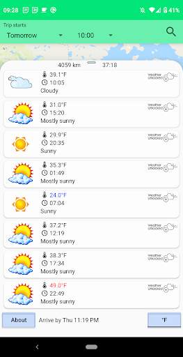 Travel Weather - drive safe! screenshot 2
