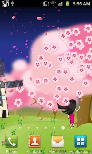 Sakura Love Live Wallpaper screenshot 3