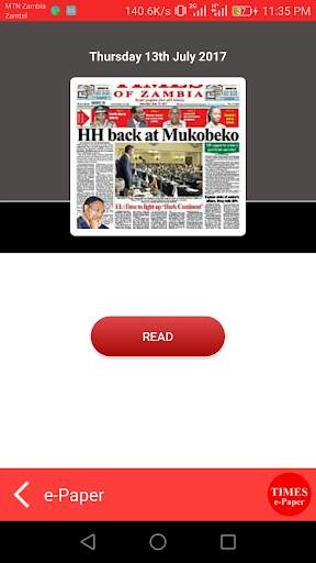 Times of Zambia Epaper screenshot 3
