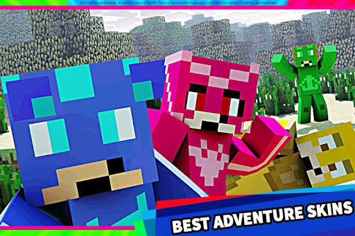 PJ Superheroes Masks Mod   Skins For Mcpe screenshot 3