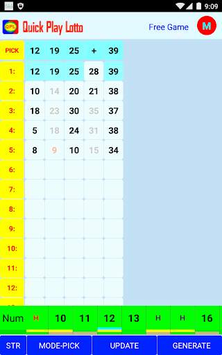 Quick Play Lotto screenshot 2