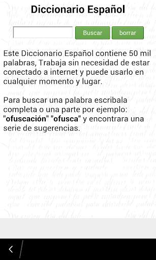 Diccionario Español (Free) screenshot 2