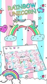 Rainbow Unicorn Keyboard स्क्रीनशॉट 1