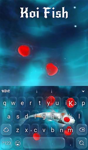 Koi Fish Keyboard & Wallpaper screenshot 2