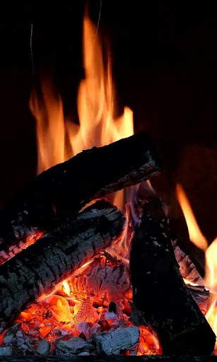 Beautiful night fire screenshot 2