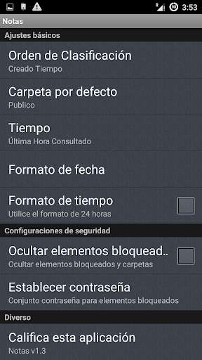 Notas para escribir en español screenshot 3