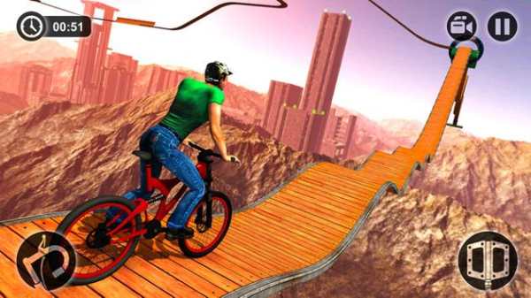 Impossible BMX boy games Tracks Drive screenshot 1