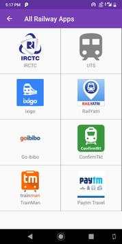 Railway Ticket Booking : PNR Status, Live Status screenshot 1
