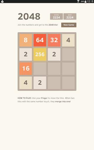 2048 Puzzle Game Tile ! screenshot 2