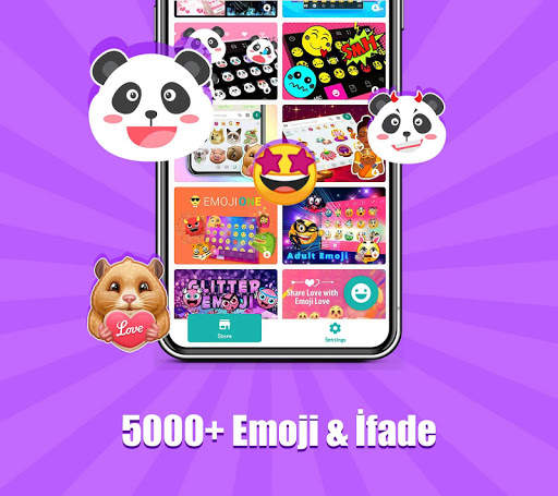 Kika Klavye-Emoji Klavye, GIF screenshot 2