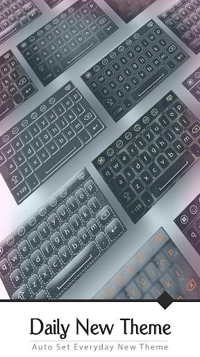 Black Leather Keyboard स्क्रीनशॉट 1