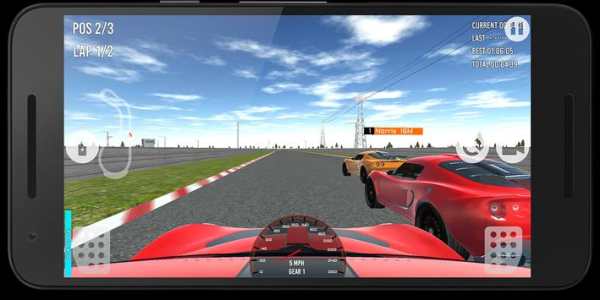 Race in car 3D screenshot 4