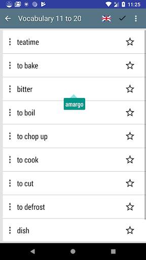 Portuguese Vocabulary - Portuguese flashcards скриншот 4
