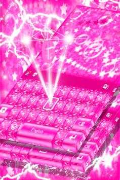 Pink Sparkles Keyboard 4 تصوير الشاشة