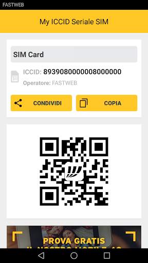 My ICCID Seriale SIM screenshot 1