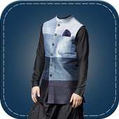 Man Traditional Photo Suit logo