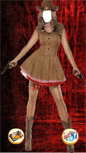 Cowboy Dress Selfie Photo Edit screenshot 5