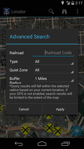 Rail Crossing Locator screenshot 3