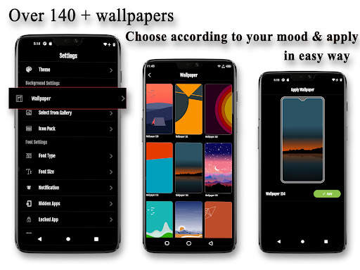 Infographic Launcher - HideApp screenshot 3