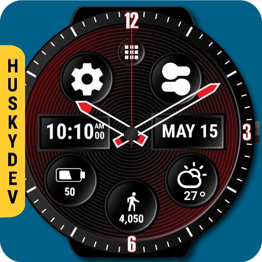 Spin Watch Face (by HuskyDEV) 1.04