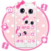 Cute Kawaii Pink Bow Cat Theme 1.1.22