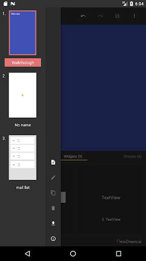 ProtoDream.io - Application prototype tools (Beta) 7 تصوير الشاشة