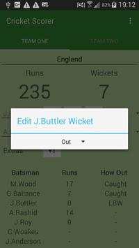 Simple Cricket Scorer screenshot 3