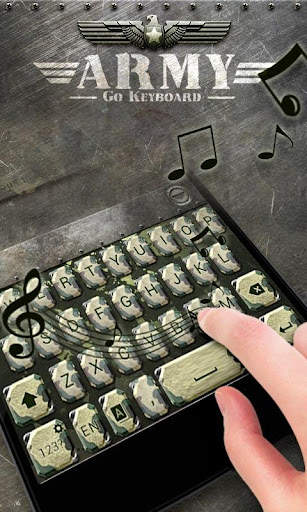 Army GO Keyboard Theme & Emoji screenshot 3