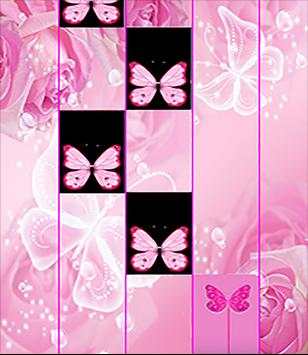 Butterfly Pink Piano Tiles screenshot 2