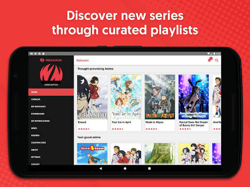 Wakanim for Android TV 9 تصوير الشاشة