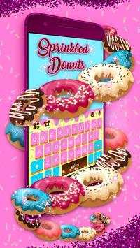 Sprinkled Donuts Kika Keyboard screenshot 3