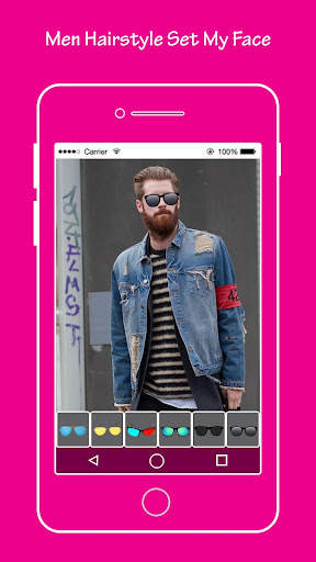 Men Hairstyle Set My Face screenshot 2