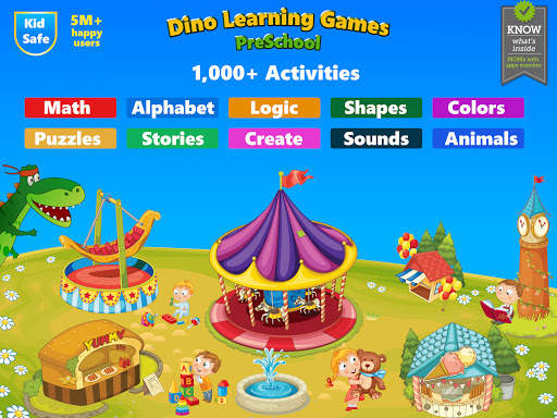 Dino Preschool Learning Games screenshot 8