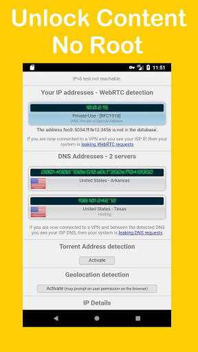 Switch DNS (WiFi / Bluetooth / 3G / 4G / LTE) screenshot 5