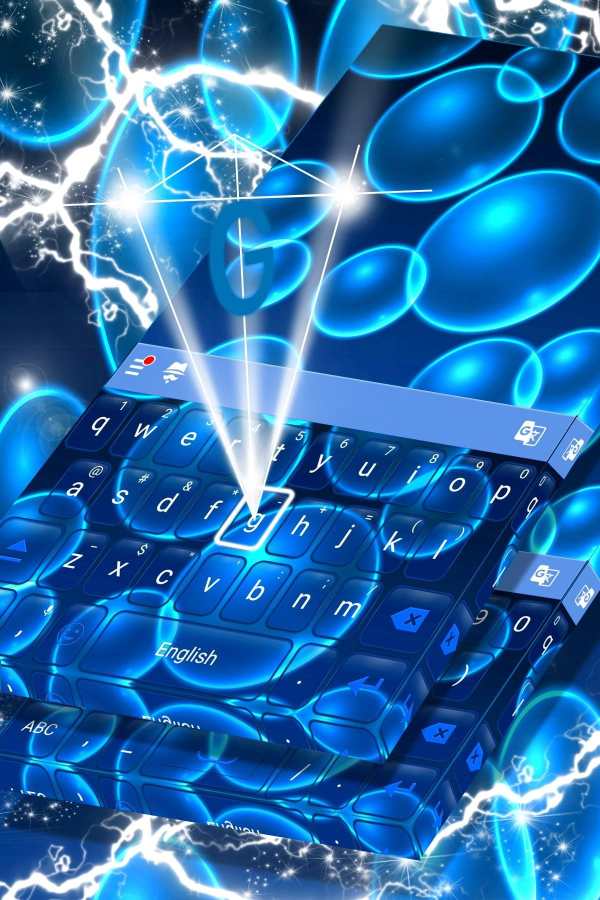 Bubbly Keyboard screenshot 1