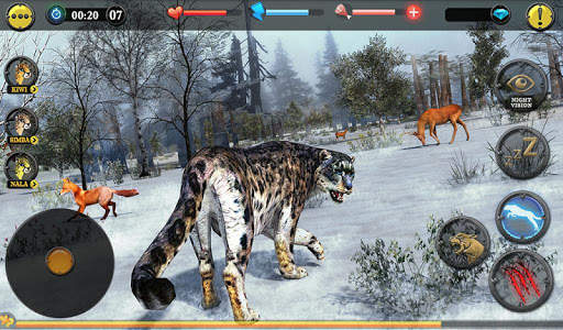 Forest Snow Leopard Sim screenshot 12